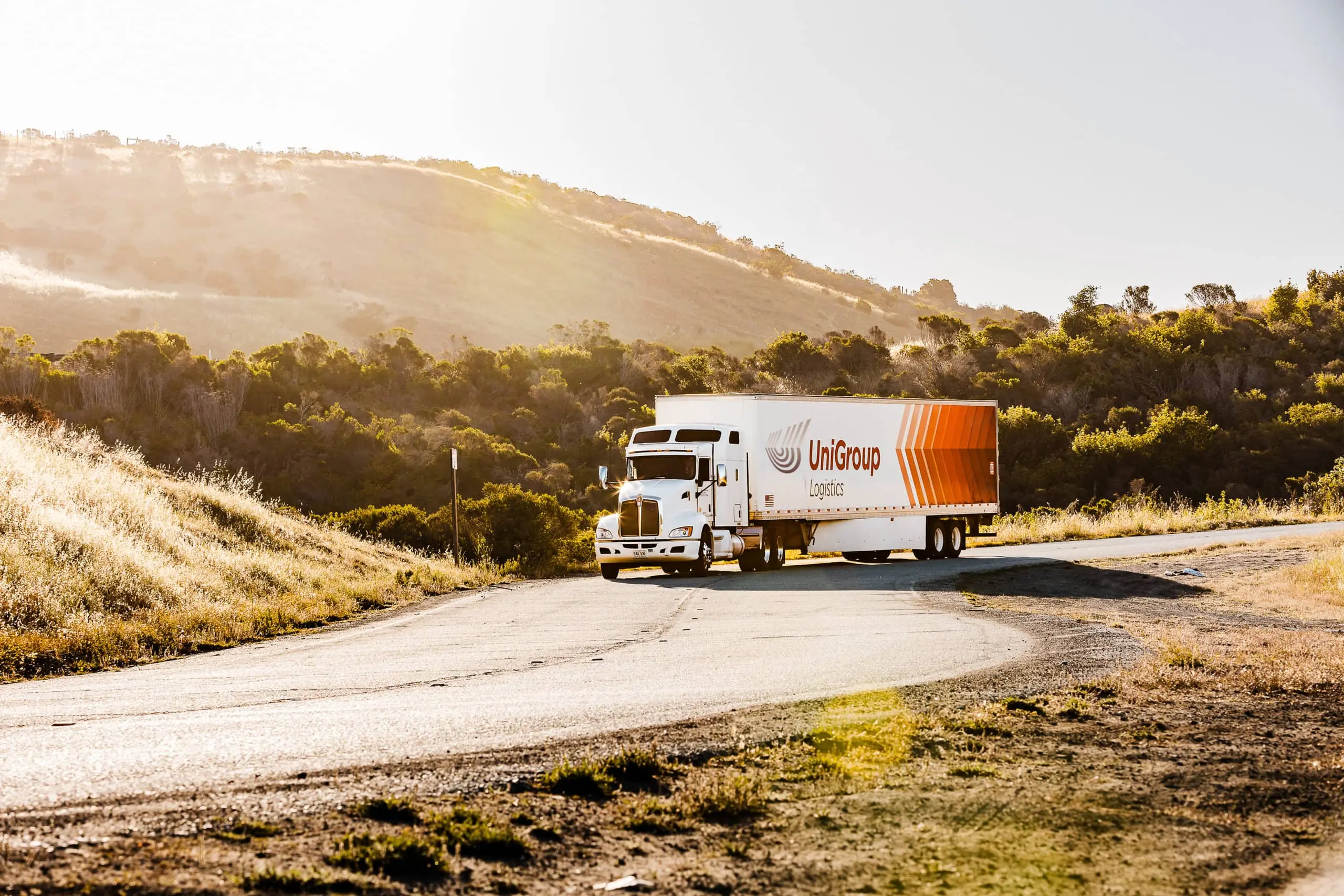UniGroup Logistics Truck on the Road